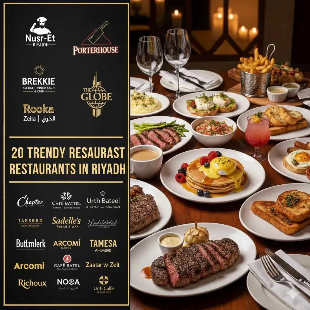 20 Trendy restaurants in Riyadh