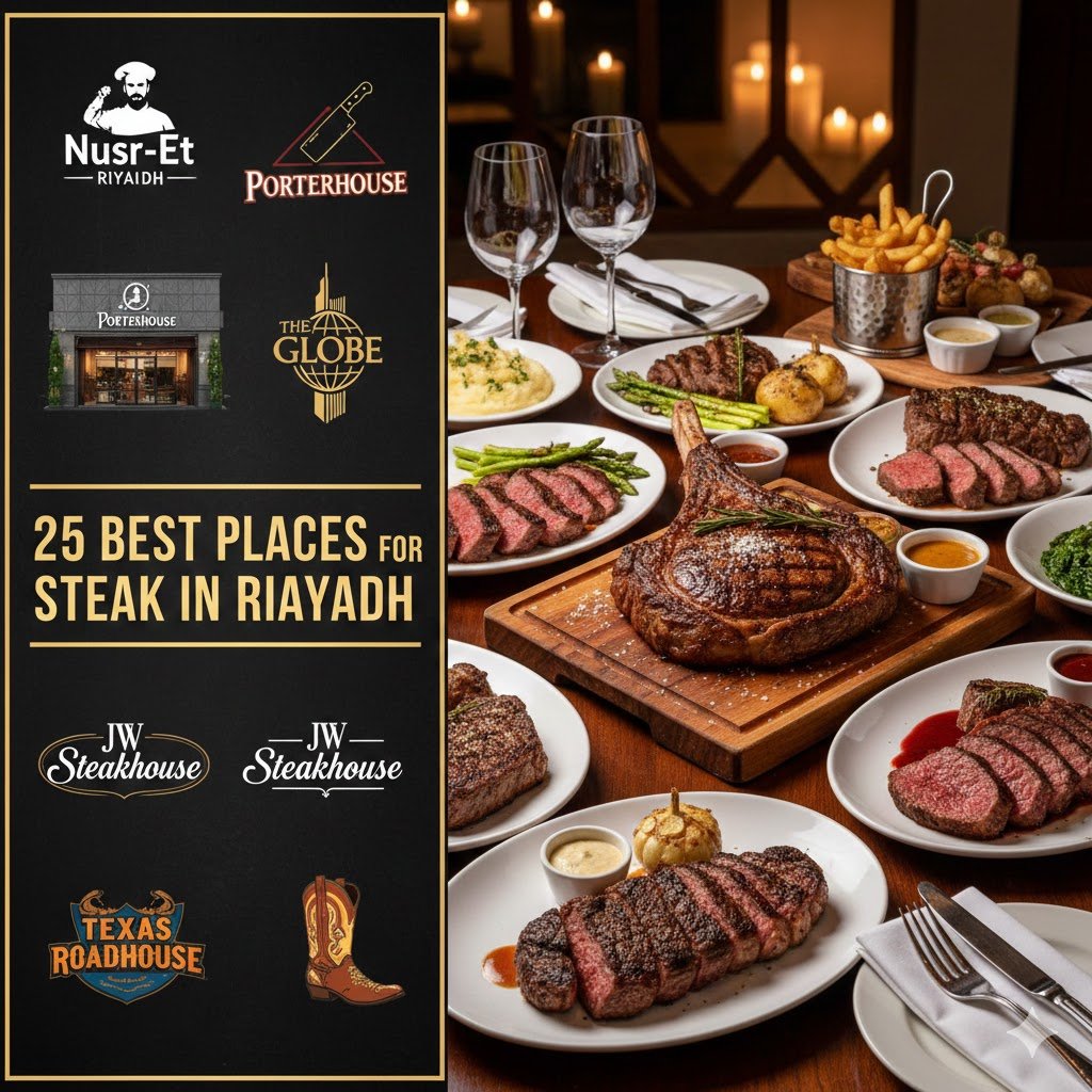 25 best places for steak in Riyadh