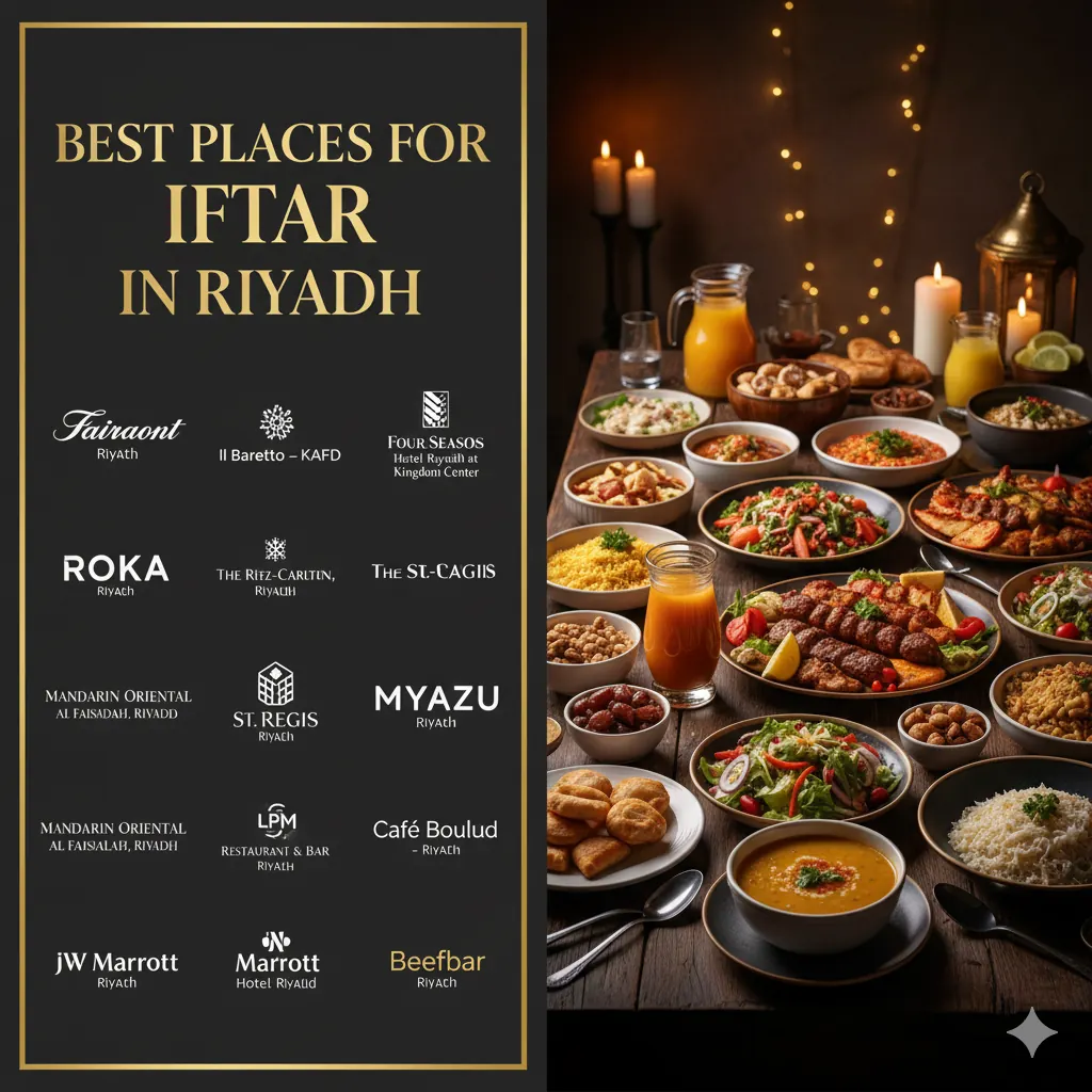 Best places for iftar in Riyadh