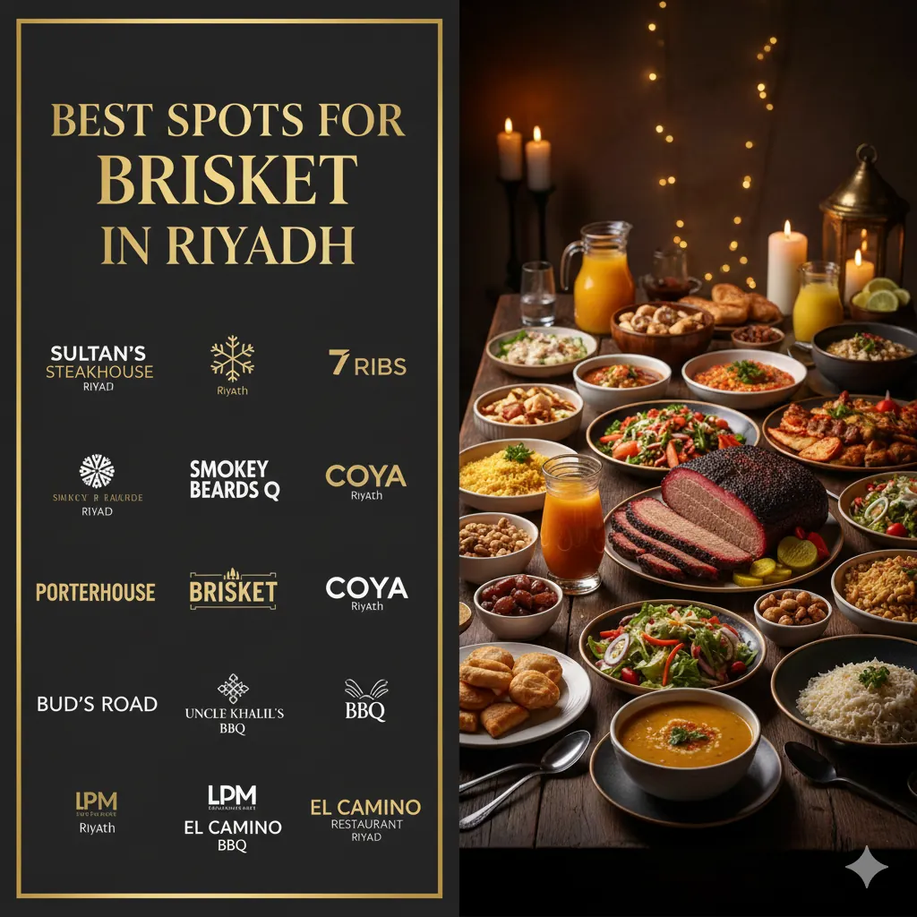 Best spots for brisket in Riyadh