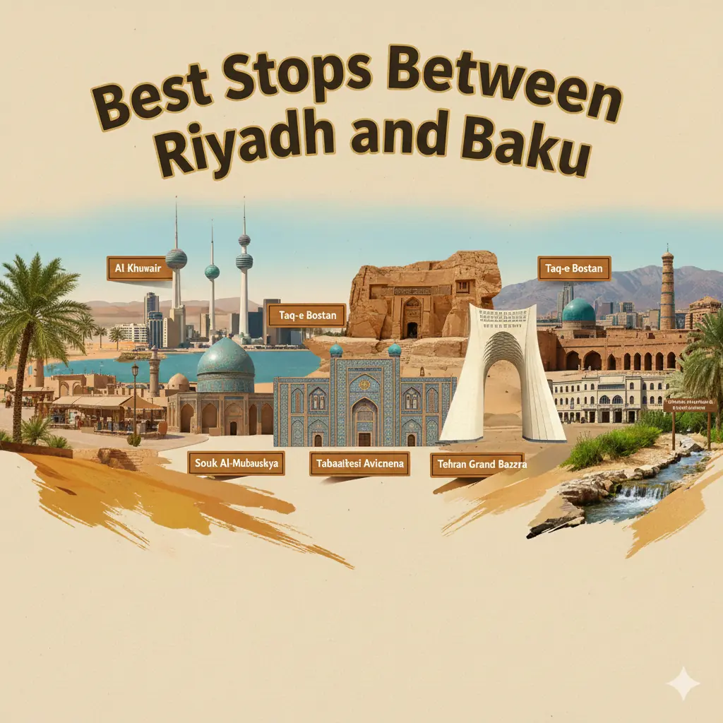Best Stops Between Riyadh and Baku