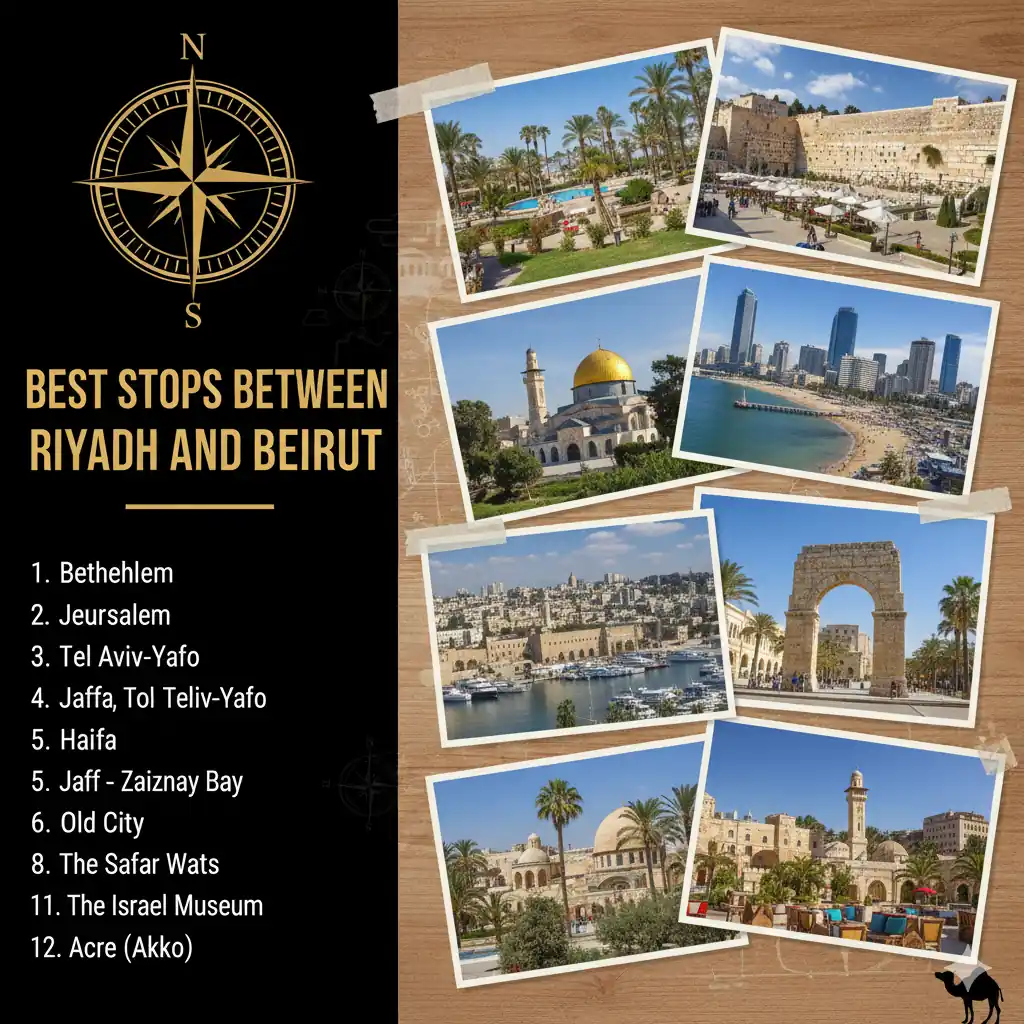 Best Stops Between Riyadh and Beirut