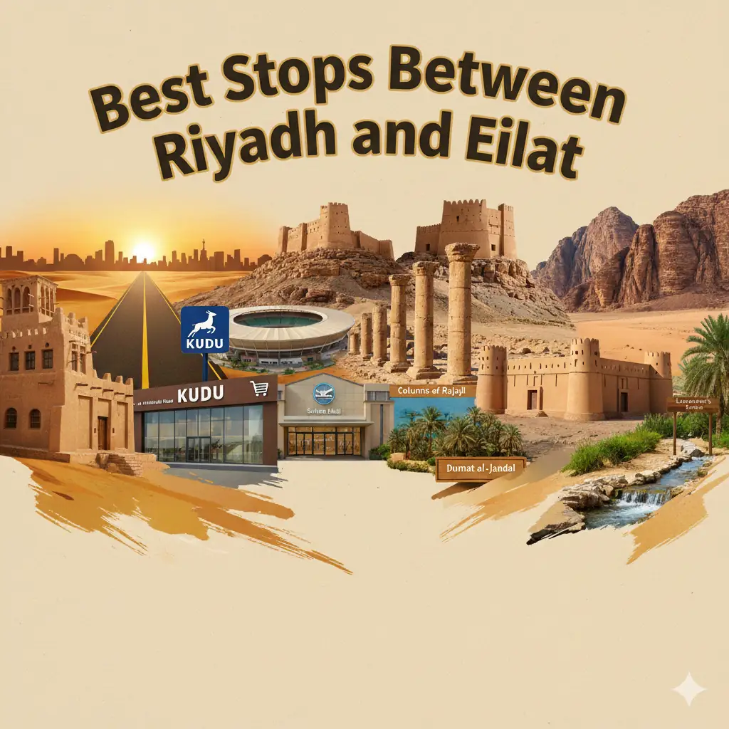 Best Stops Between Riyadh and Eilat