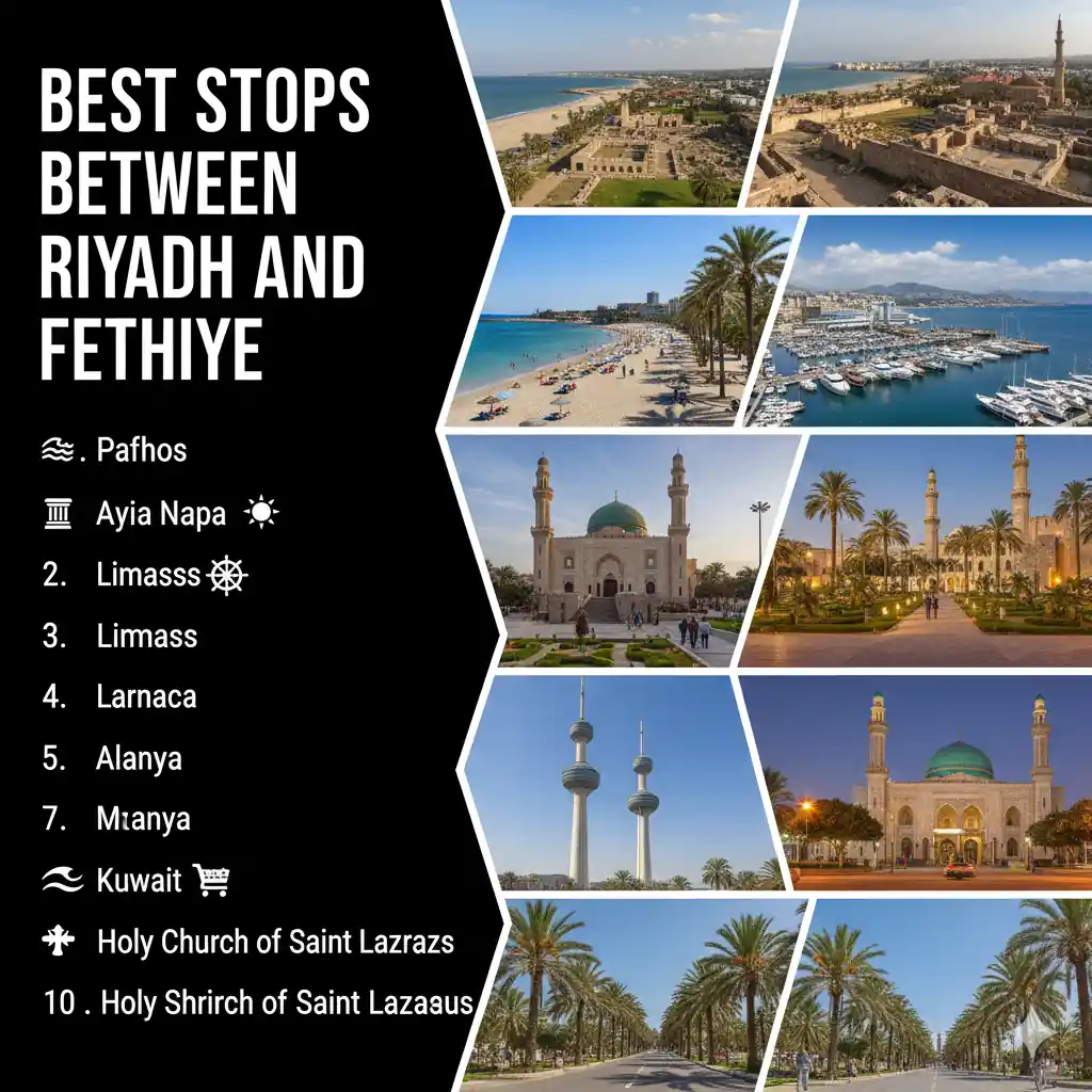 Best Stops Between Riyadh and Fethiye