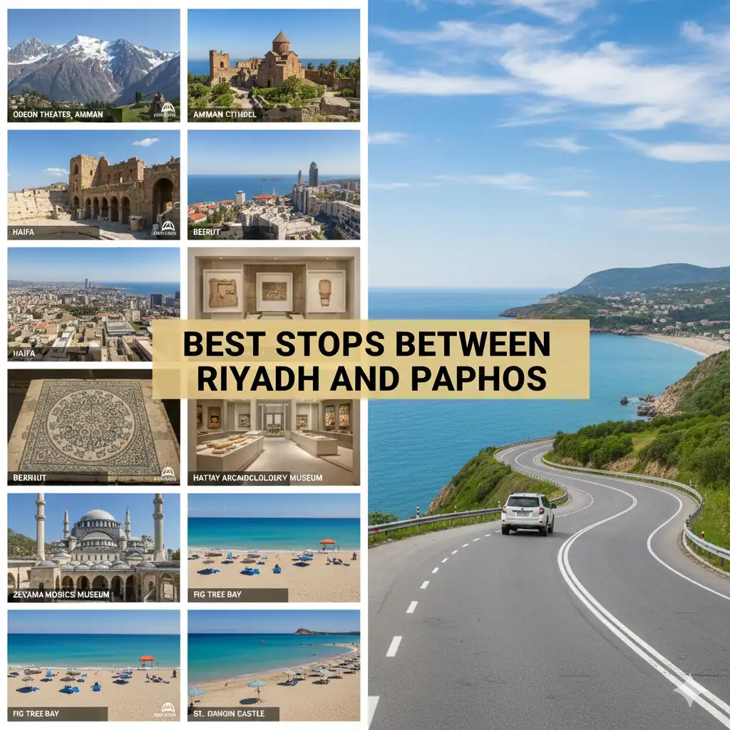 Best Stops Between Riyadh and Paphos