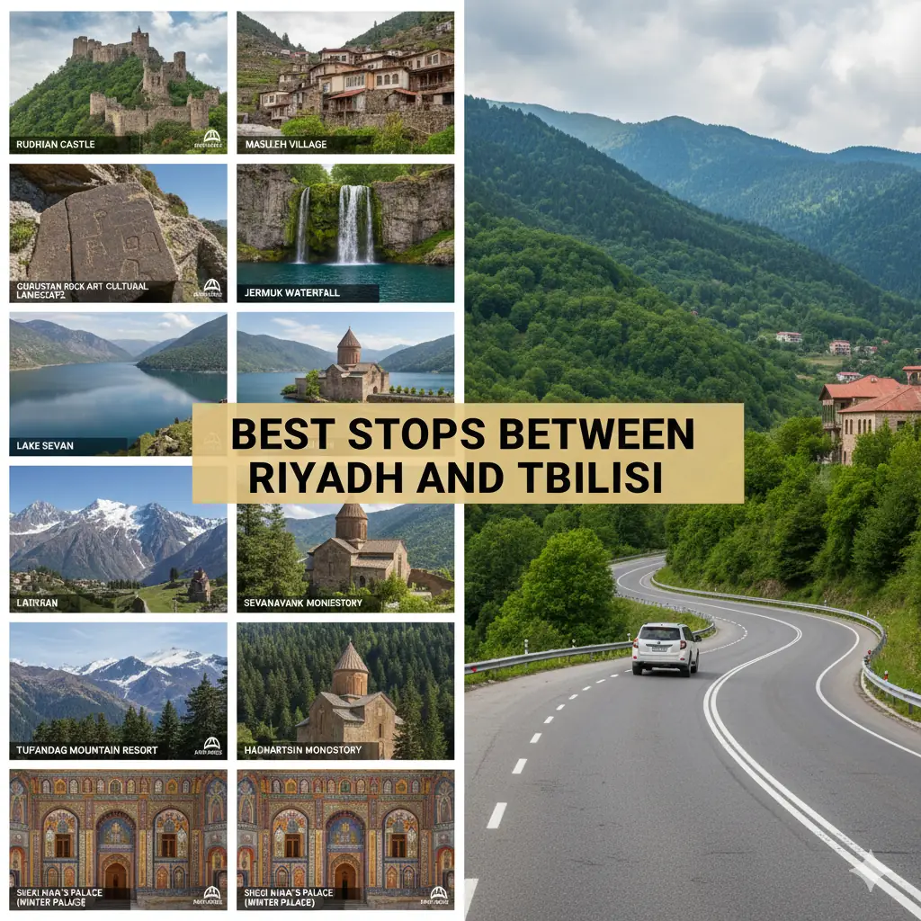 Best Stops Between Riyadh and Tbilisi